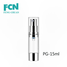 Airless pump bottle 30ml 50ml plastic bottle transparent cosmetic